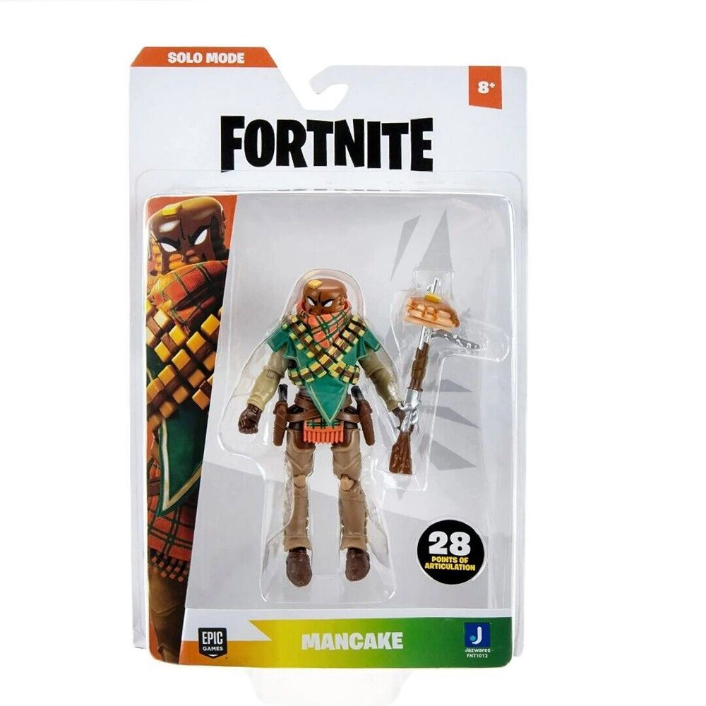 Jazwares Fortnite Solo Mode Series 17 #165 Mancake 4"‎ Action Figure Epic Games